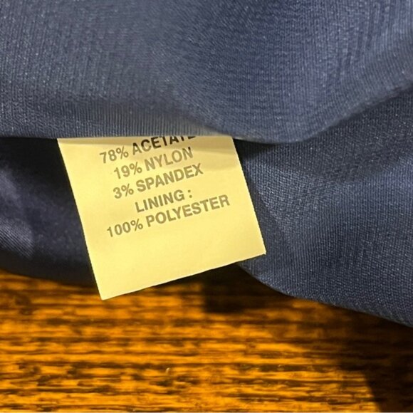 Navy strapless formal navy dress - Picture 15 of 15